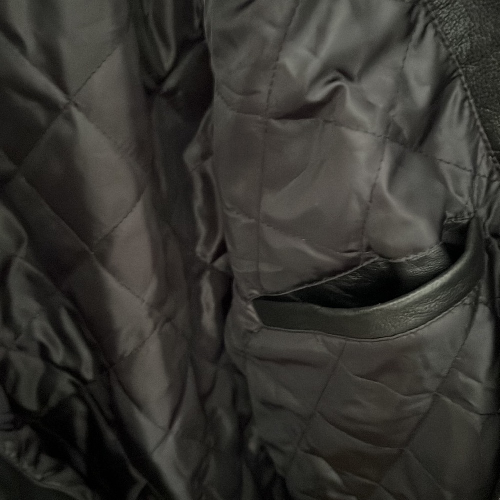 NWT Mens Size Medium Vintage Leather Jacket - Picture 4 of 10